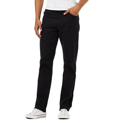Lee Big and tall black cord trousers